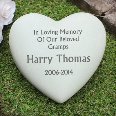 (image for) Personalised Heart Memorial