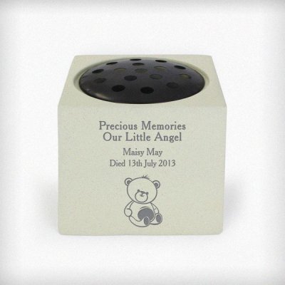 (image for) Personalised Teddy Bear Memorial Vase