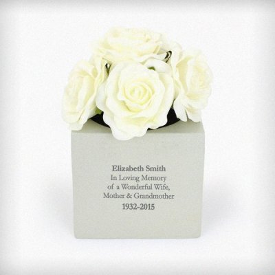 (image for) Personalised Memorial Vase