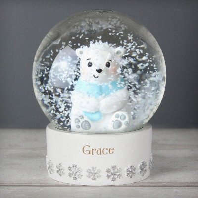 (image for) Polar Bear Personalised Snow Globe