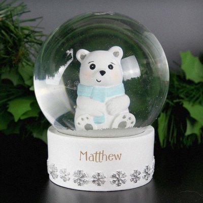 (image for) Polar Bear Personalised Snow Globe