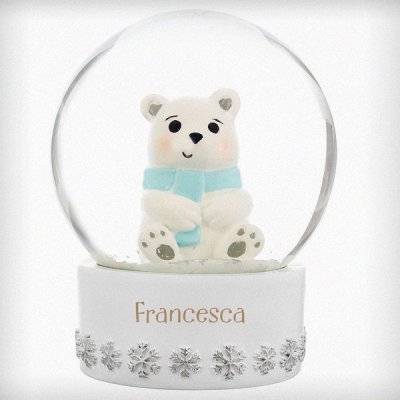 (image for) Polar Bear Personalised Snow Globe