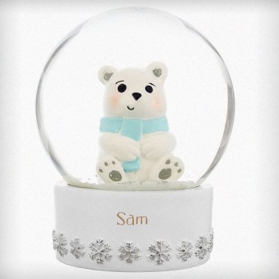 (image for) Polar Bear Personalised Snow Globe