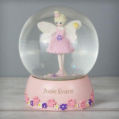 (image for) Personalised Fairy Any Name Snow Globe