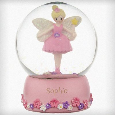 (image for) Personalised Fairy Any Name Snow Globe