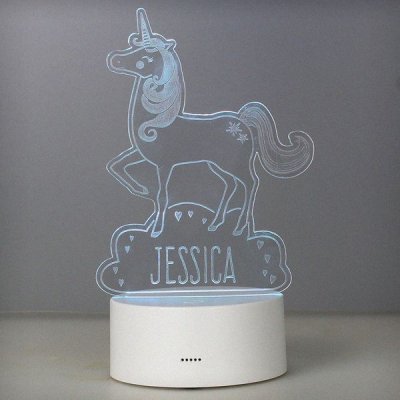 (image for) Personalised Unicorn LED Colour Changing Night Light