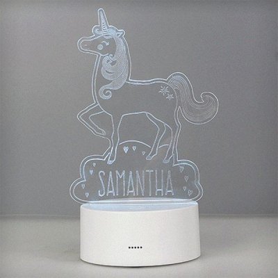 (image for) Personalised Unicorn LED Colour Changing Night Light