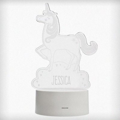 (image for) Personalised Unicorn LED Colour Changing Night Light