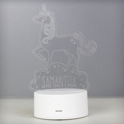 (image for) Personalised Unicorn LED Colour Changing Night Light