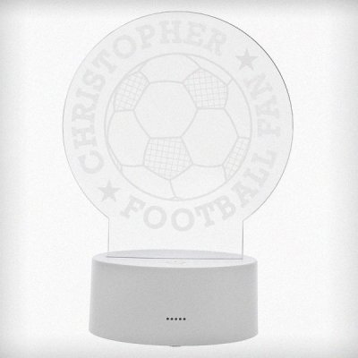 (image for) Personalised Football LED Colour Changing Desk Night Light