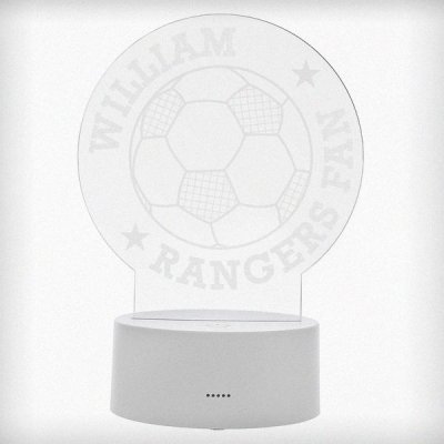 (image for) Personalised Football LED Colour Changing Desk Night Light