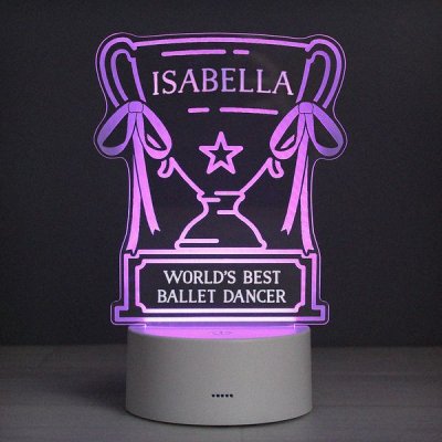 (image for) Personalised Trophy LED Colour Changing Night Light