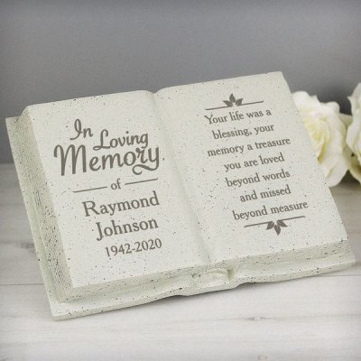 (image for) Personalised In Loving Memory Memorial Book