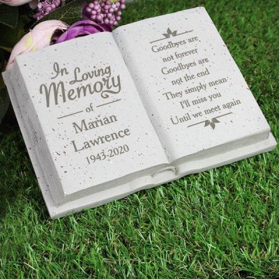 (image for) Personalised In Loving Memory Memorial Book