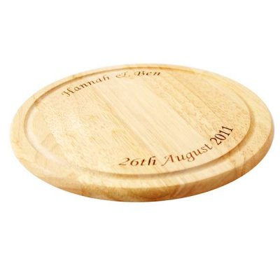 (image for) Personalised Round Chopping Board