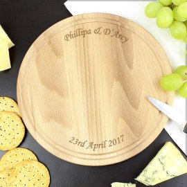 (image for) Personalised Round Chopping Board