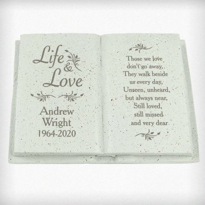 (image for) Personalised Life & Love Memorial Book