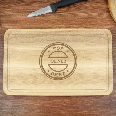 (image for) Personalised Top Chef Large Chopping Board