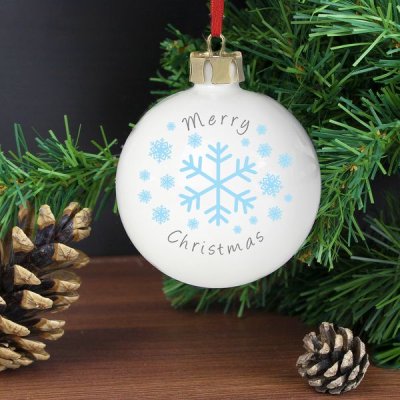 (image for) Personalised Snowflakes Bauble