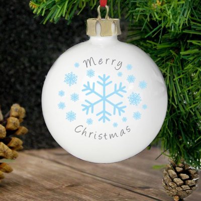 (image for) Personalised Snowflakes Bauble