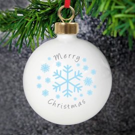 (image for) Personalised Snowflakes Bauble