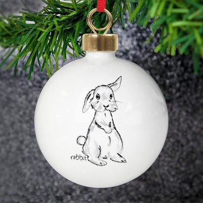 (image for) Personalised Bunny Bauble