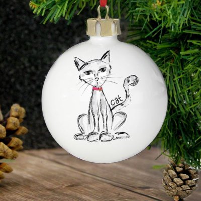 (image for) Personalised Cat Bauble