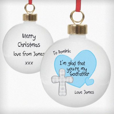 (image for) Personalised Godfather Bauble