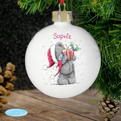 (image for) Personalised Me To You Christmas Bauble