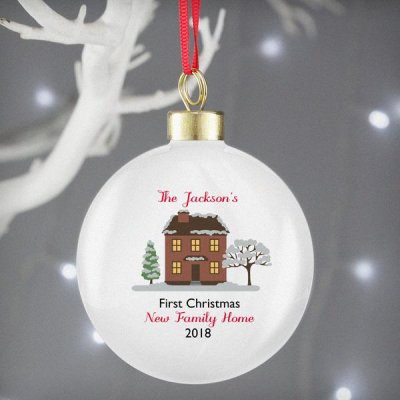 (image for) Personalised Cosy Christmas Bauble