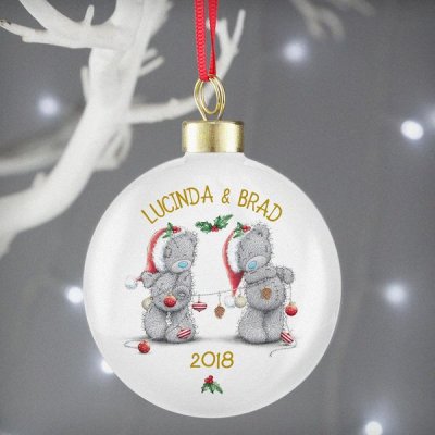 (image for) Personalised Me to You Christmas Couple's Bauble