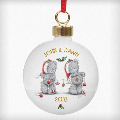 (image for) Personalised Me to You Christmas Couple's Bauble