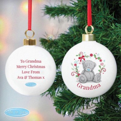 (image for) Personalised Me To You 'For Nan, Grandma, Mum' Christmas Bauble