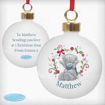 (image for) Personalised Me To You 'For Grandad, Dad' Christmas Bauble