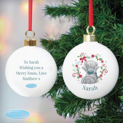 (image for) Personalised Me To You 'For Grandad, Dad' Christmas Bauble