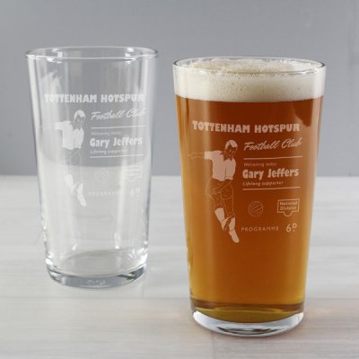 (image for) Personalised Vintage Football Supporter's Pint Glass