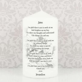 (image for) Personalised Godparent candle