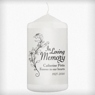 (image for) Personalised In Loving Memory Candle