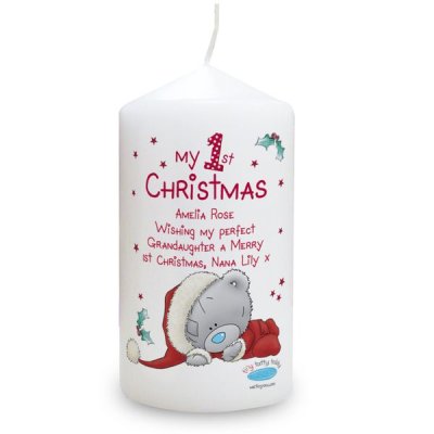 (image for) Personalised Me To You My 1st Christmas Candle