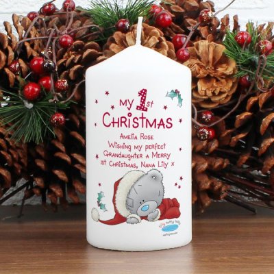 (image for) Personalised Me To You My 1st Christmas Candle