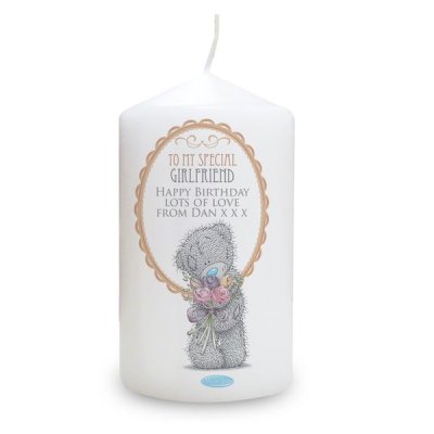 (image for) Personalised Me to You Flowers Candle For Her