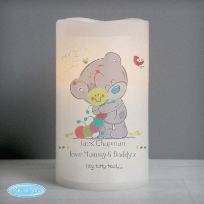 (image for) Personalised Tiny Tatty Teddy Cuddle Bug Nightlight LED Candle