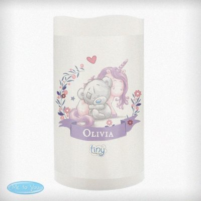 (image for) Personalised Tiny Tatty Teddy Unicorn Nightlight LED Candle