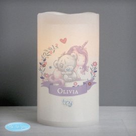 (image for) Personalised Tiny Tatty Teddy Unicorn Nightlight LED Candle