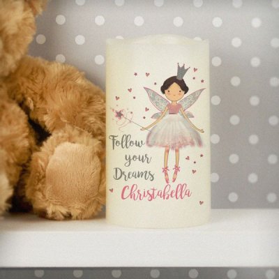 (image for) Personalised Fairy Princess Nightlight LED Candle