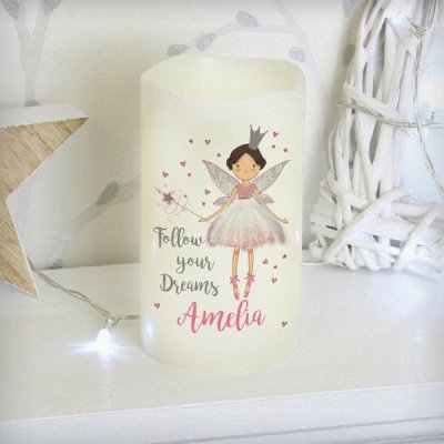 (image for) Personalised Fairy Princess Nightlight LED Candle