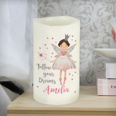 (image for) Personalised Fairy Princess Nightlight LED Candle