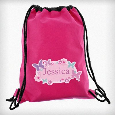 (image for) Personalised Butterfly Swim & Kit Bag