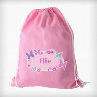 (image for) Personalised Butterfly Swim & Kit Bag