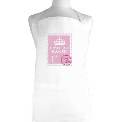 (image for) Personalised Pink 1st Class Apron